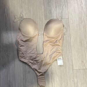Jockey Nude Plunge Bra Bodysuit